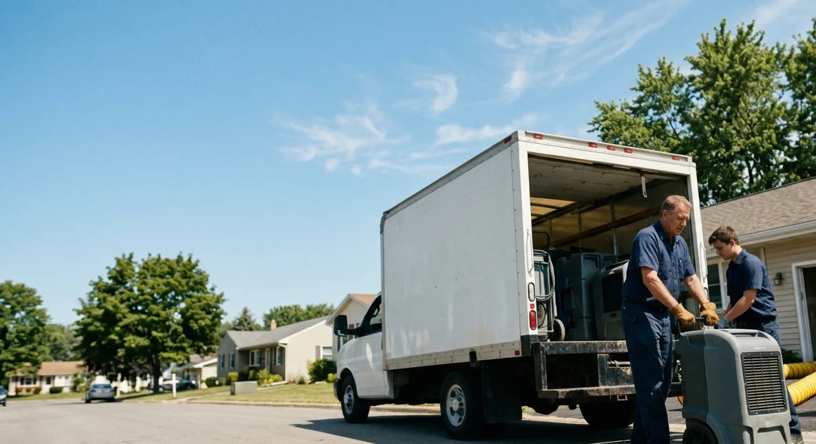 Water Damage Cleanup in Dunreith, IN near me